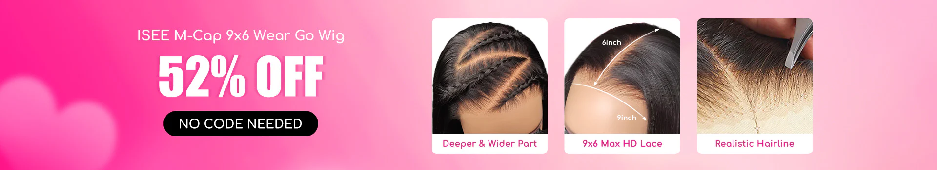 M-Cap 9*6 Wear Go Wig