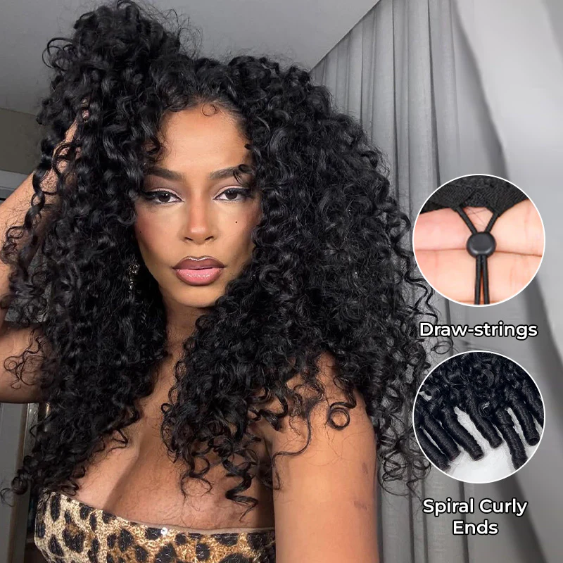 Subscribers-Only Flash Sale [WEAR GO HALF WIG] ISEE Raw Burmese Curly Human Hair Wear Go Wig InvisiFit Strap Glueless Wig for Beginners | Pre-Sale