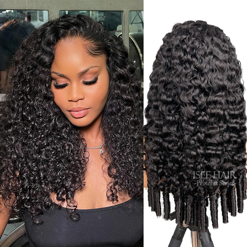 [WEAR GO HALF WIG] ISEE Burmese Curly Half Wig InvisiFit Strap Flip Over Wig for Beginners | Pre-Sale