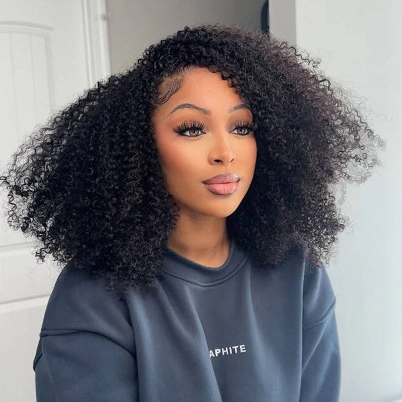 afro curly half wigs