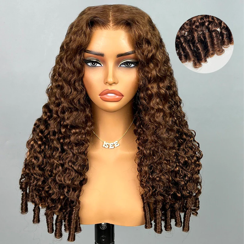 ISEE New In M-Cap 9x6 Brown Burmese Curly Wear Go Glueless Wig 250% Density with InvisiFit Strap | Pre-Sale