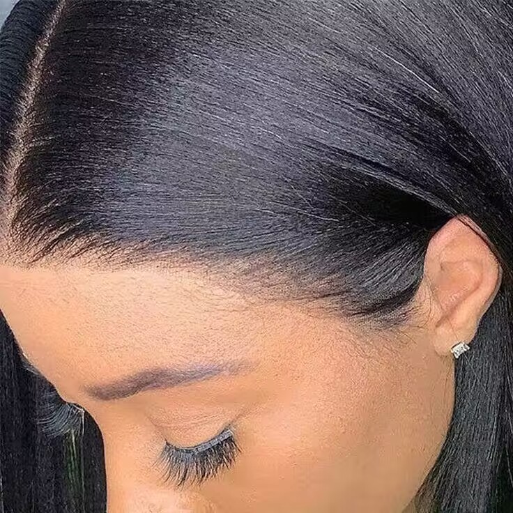 Invisible HD Lace Kinky Straight Bob Lace Wig | ISEE HAIR