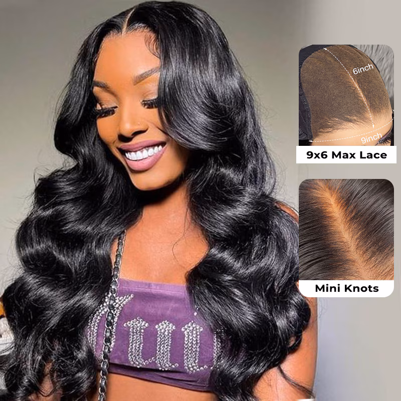 ISEE M-Cap Body Wave 9x6 Wear Go Glueless Wig Pre Bleached Tiny Knots HD Lace Wig