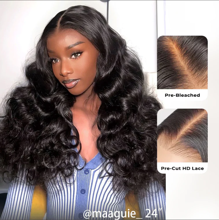 Invisible HD Lace Kinky Straight Bob Lace Wig | ISEE HAIR