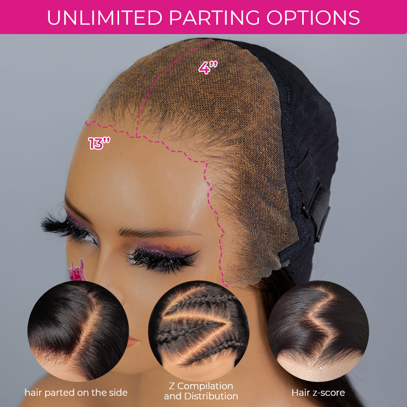 ISEE HAIR Wear Go Loose Deep Lace Wigs Glueless Pre Cut HD Lace Wigs Beginner Friendly