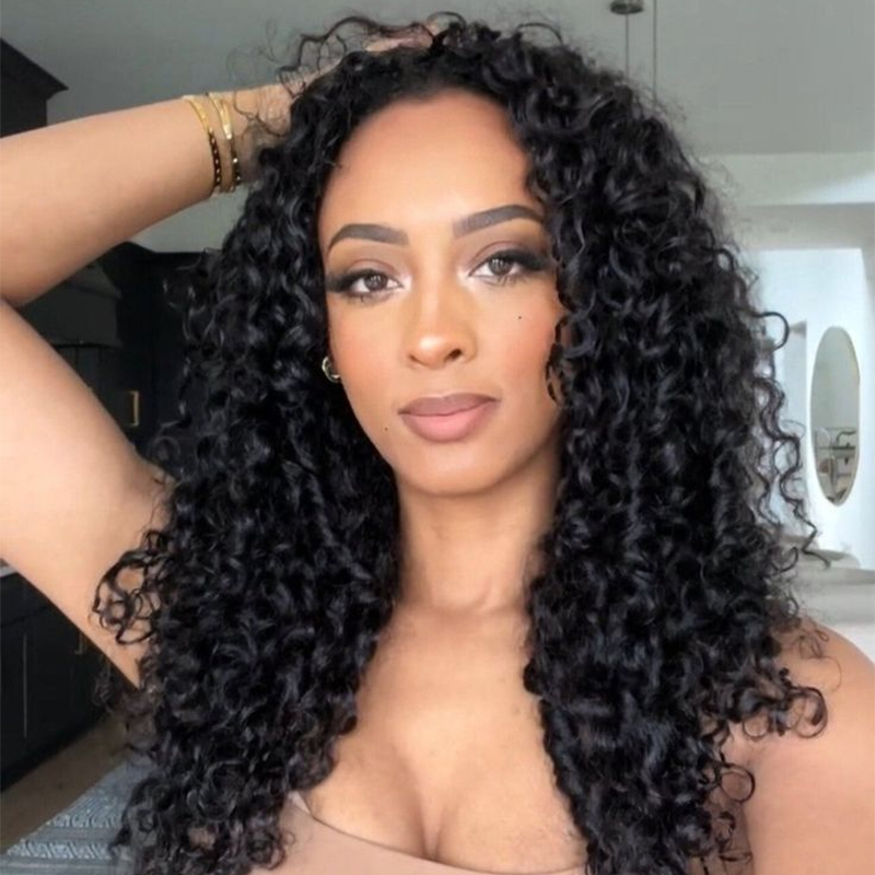 Burmese Curly V Part Wig