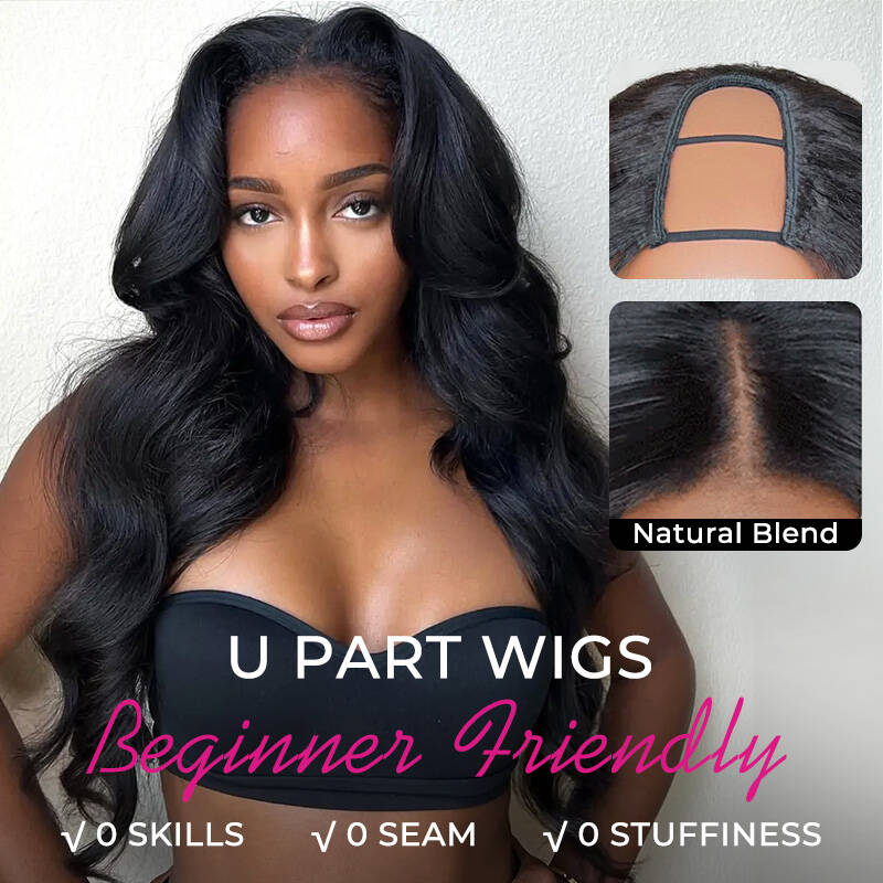 ISEE New In 250% Density Pre-Styled Butterfly Cut Layer Yaki Straight Upart Wig Natural Black Human Hair Wigs | Pre-Sale