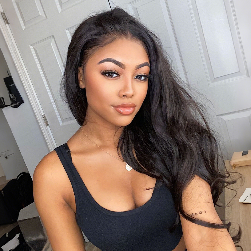 ISEE New In Invisible Hairline Half Wig Straight Flip Over Wig For Beginner
