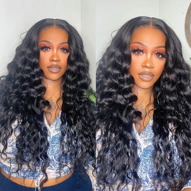 ISEE New In Loose Deep Crochet Braid Hair Extensions 100% Human Hair Feather Soft Pre-Sale