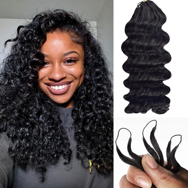 Loose Deep Crochet Human Hair