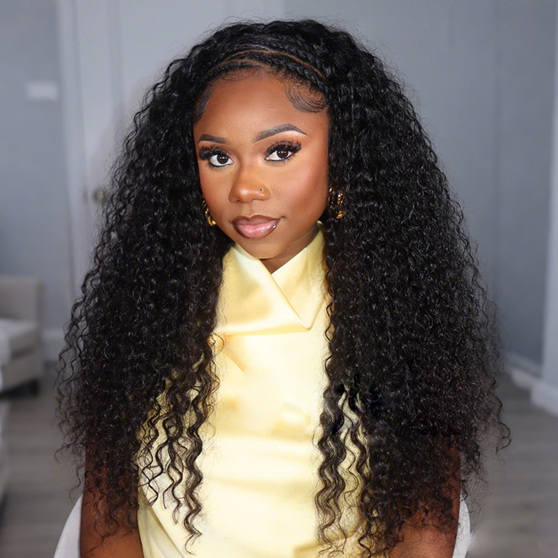 ISEE Water Wave Crochet Human Hair for Boho Braids with Miracle Knots – Soft Waves Time-Saving Install