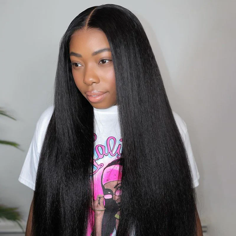 ISEE HAIR 10A Grade Kinky Straight Bundles 100% Human Virgin Hair unprocessed