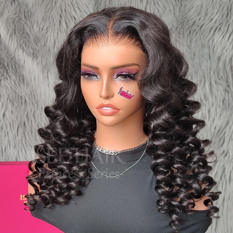 ISEE Wand Curls Wear Go Glueless Wigs With Pre Plucked Natural