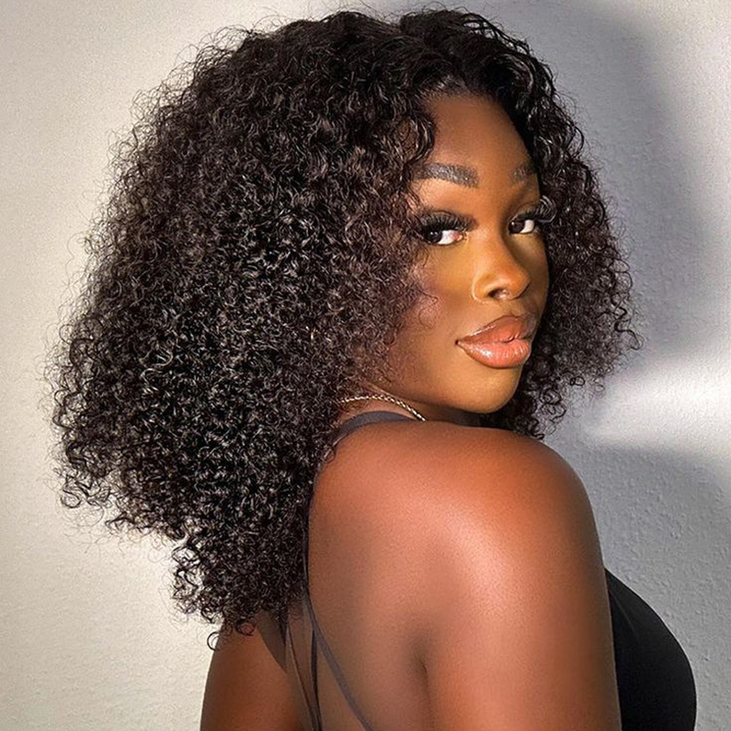 8th Anniversary Mega Sale 13x4 HD Lace Frontal Wear Go Kinky Curly Glueless Wig