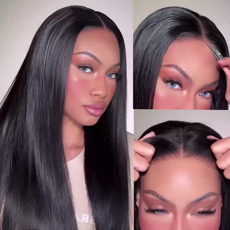 wear and go straight hd lace glueless wigs for black women