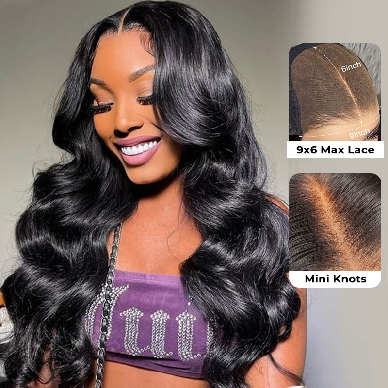 ISEE M-Cap Body Wave 9x6 Wear Go Glueless Wig Pre Bleached Tiny Knots ...