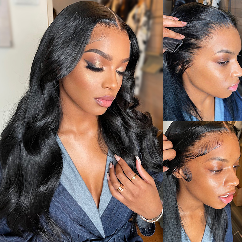 8th Anniversary Mega Sale Pre Bleached Knots Body Wave 13x4 Human Hair Wig