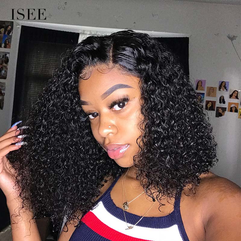 Lace Front Human Hair Wigs, Lace Frontal Kinky Curly Wigs