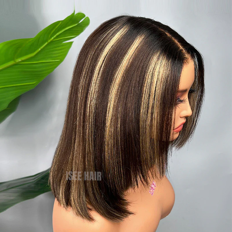 ISEE New In Highlight 9x6 Tpart Yaki Straight Wear Go Wig Layered Cut Bob Glueless Wig | Pre-Sale