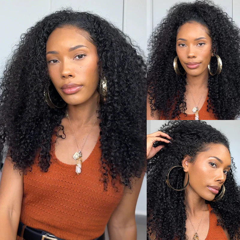 Kinky Curly Half Wig