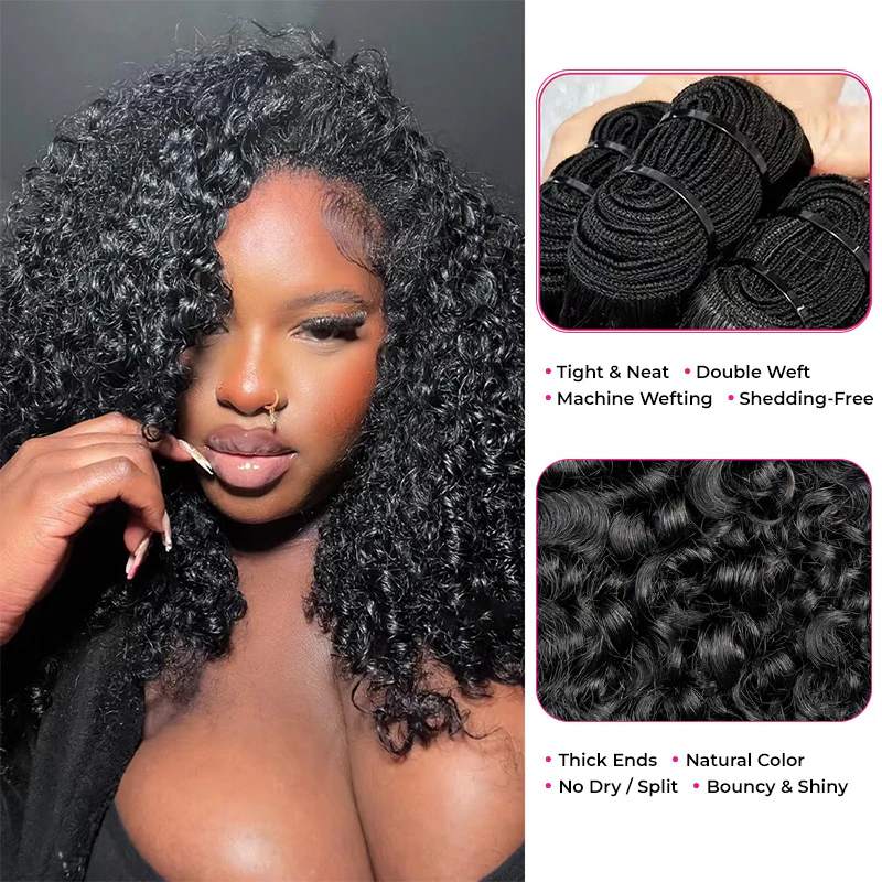 ISEE New In Raw Burmese Kinky Curly Human Hair Bundles Deal | Pre-Sale