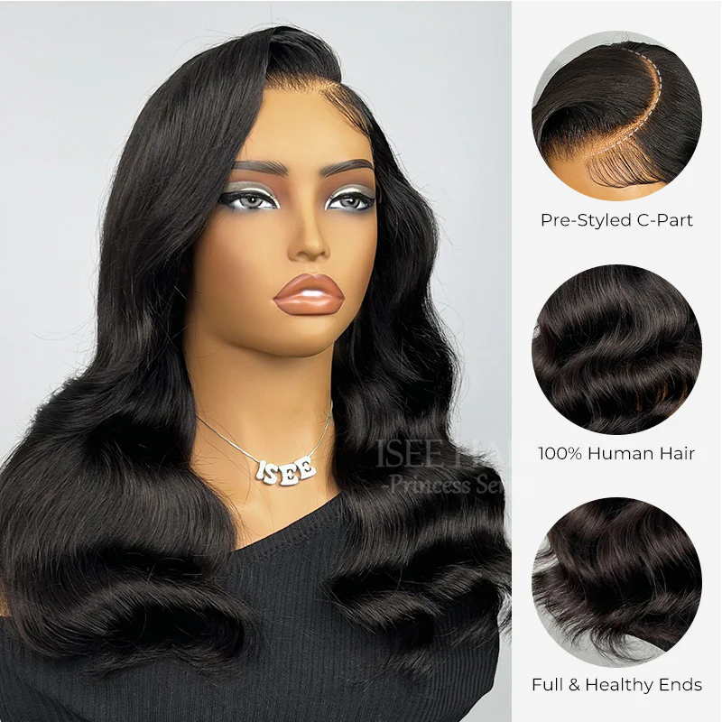 ISEE M-Cap 9x6 Blow Out Yaki Straight Wear Go Glueless Wig 250% Density Layered Cut HD Lace Wig | Pre-Sale
