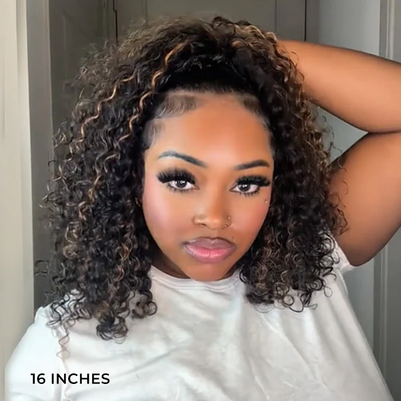 [WEAR GO HALF WIG] ISEE Highlight Water Wave Half Wig InvisiFit Strap Flip Over Wig | Pre-Sale