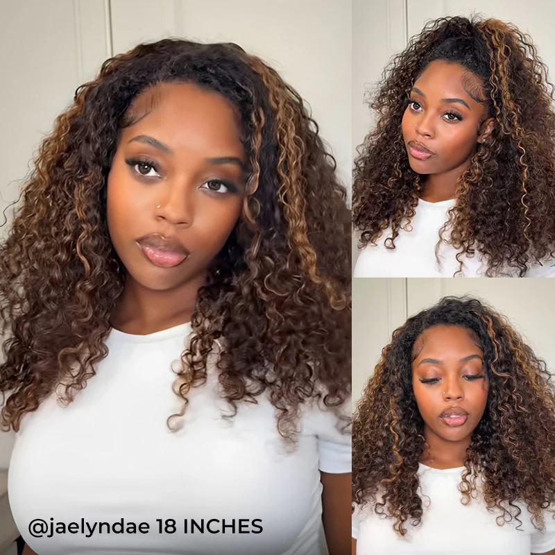 [WEAR GO HALF WIG] ISEE Highlight Water Wave Half Wig InvisiFit Strap Flip Over Wig | Pre-Sale