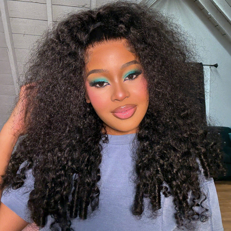 M-Cap 9x6 Burmese Curly Glueless Wig