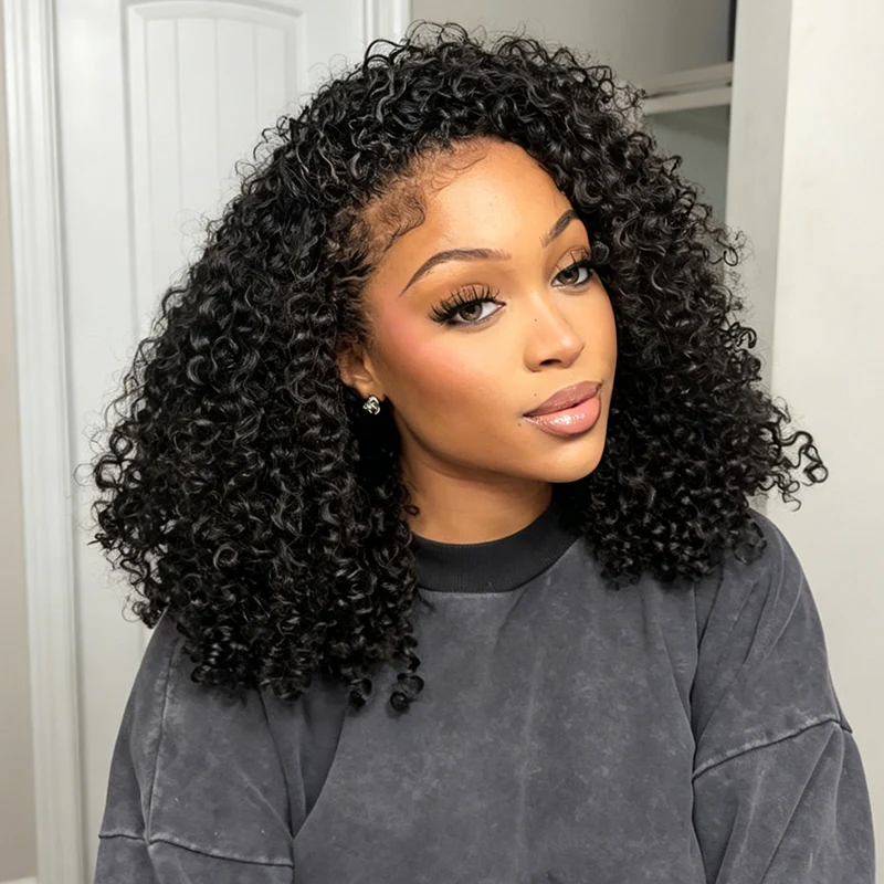 Kinky Curly Half Wig