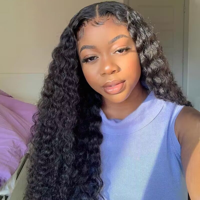 Invisible HD Lace Wig, Medium Size Cap, Pre Plucked Natural Hairline ...