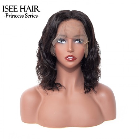 ISEE HAIR Bob Hair Wigs Body Wave 13*4 Lace Front Wigs 100% Human Virgin Hair Wigs