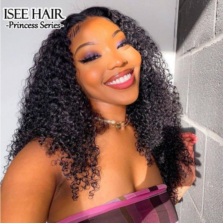 Invisible HD Lace Kinky Curly Lace Wig | ISEE HAIR