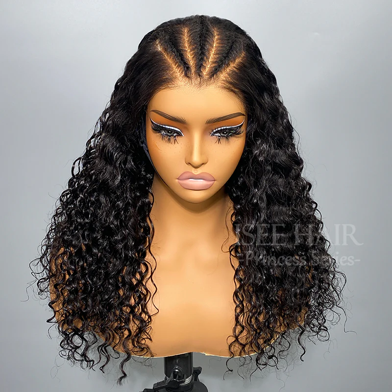 Pre-Braid Mini Knots 9x6 Water Wave M-Cap Wear Go Glueless Wig