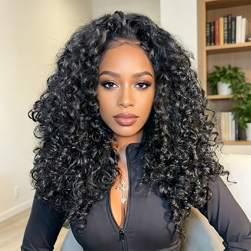 Deep Curly Crochet Human Hair