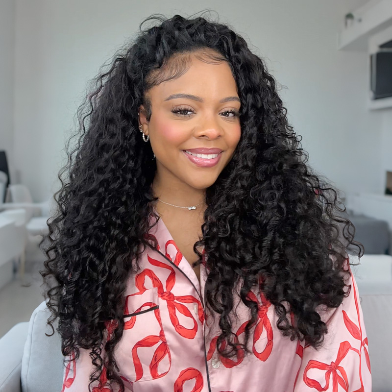 Water Wave Half Wig
