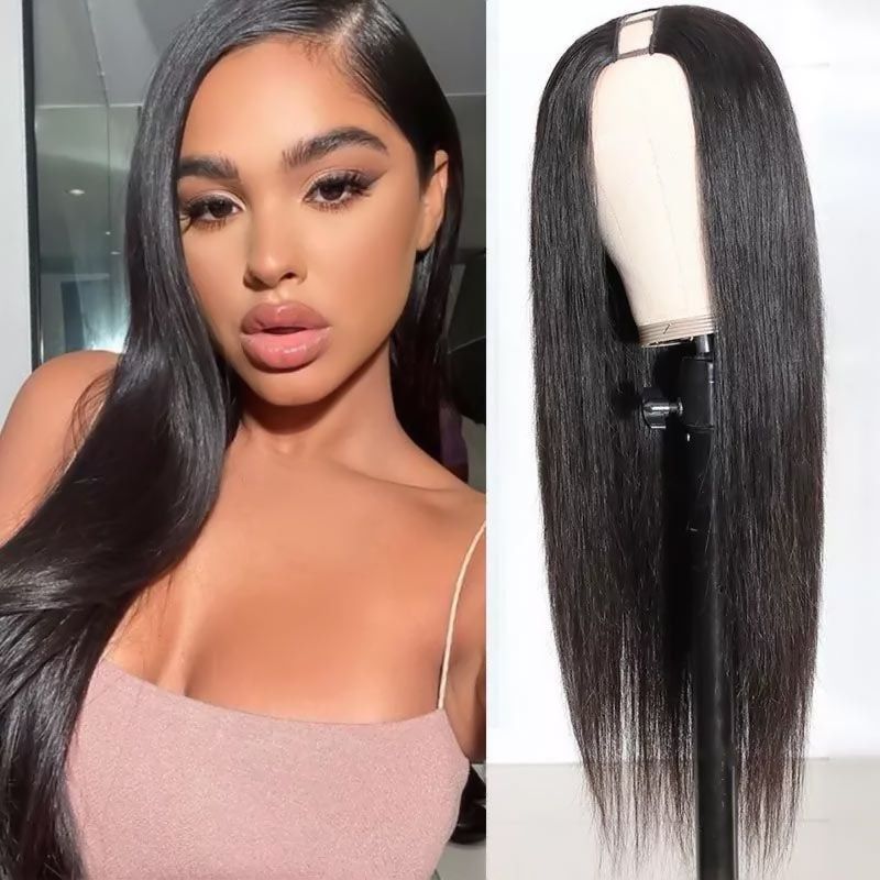 ISEE HAIR New Arrival Upart Wig, 100% Human Virgin Hair Silky Straight Wigs
