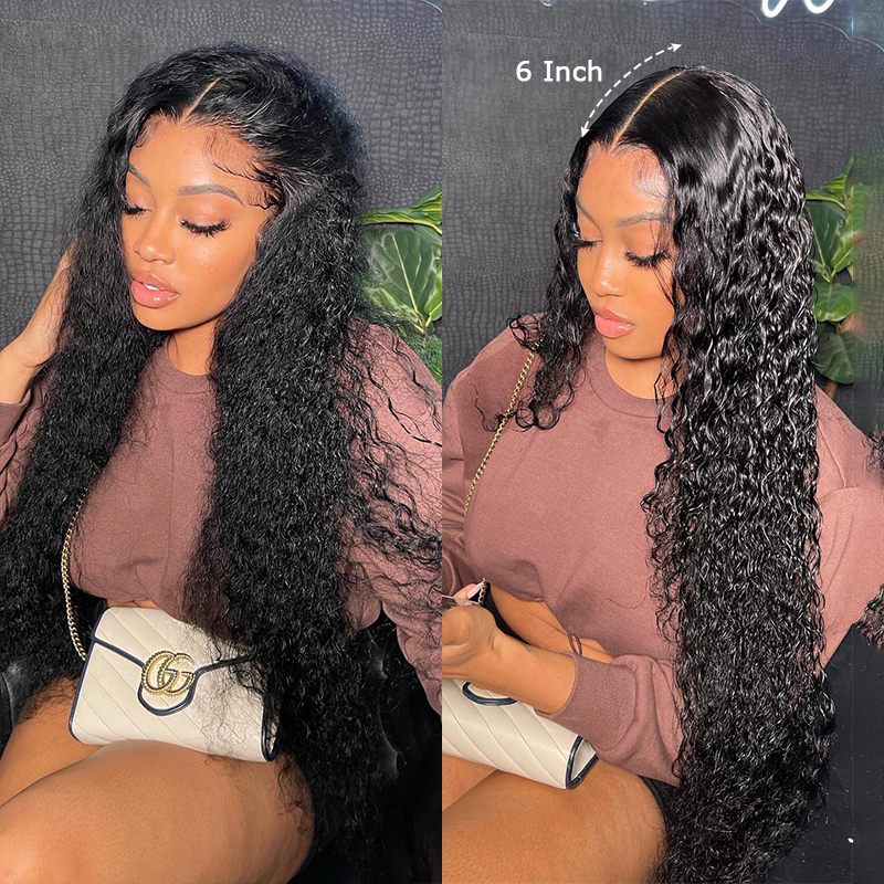 Water Wave Lace Front Ponytail Wig
