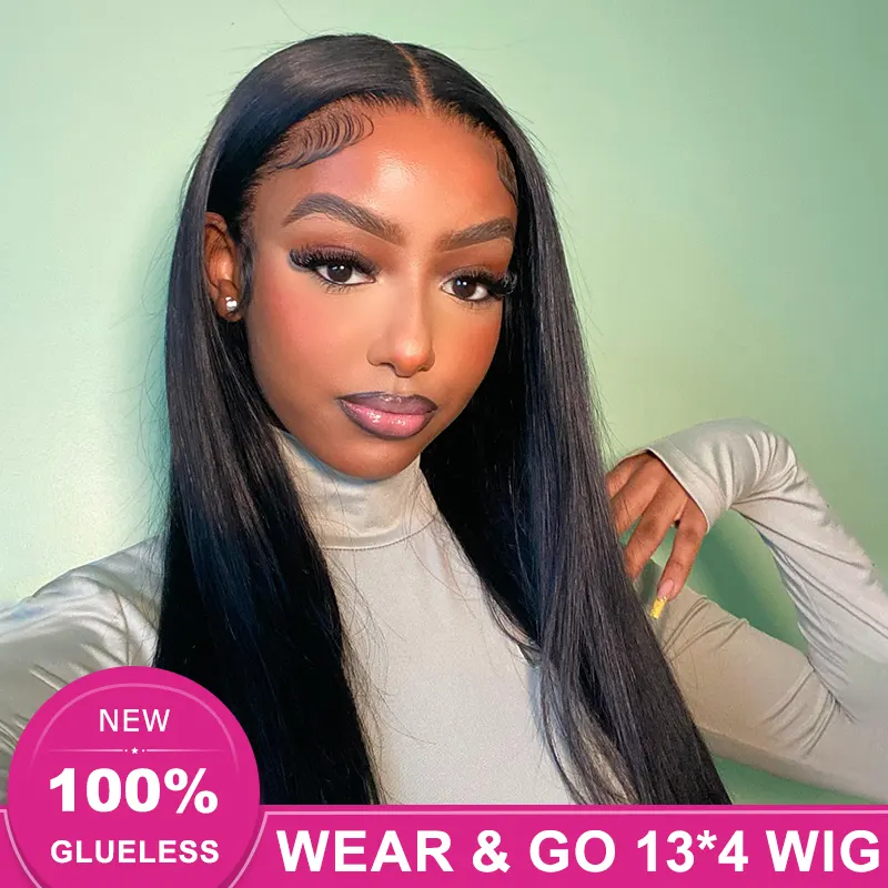 Pre Everything Silky Straight Wear Go Glueless Lace Front Wig