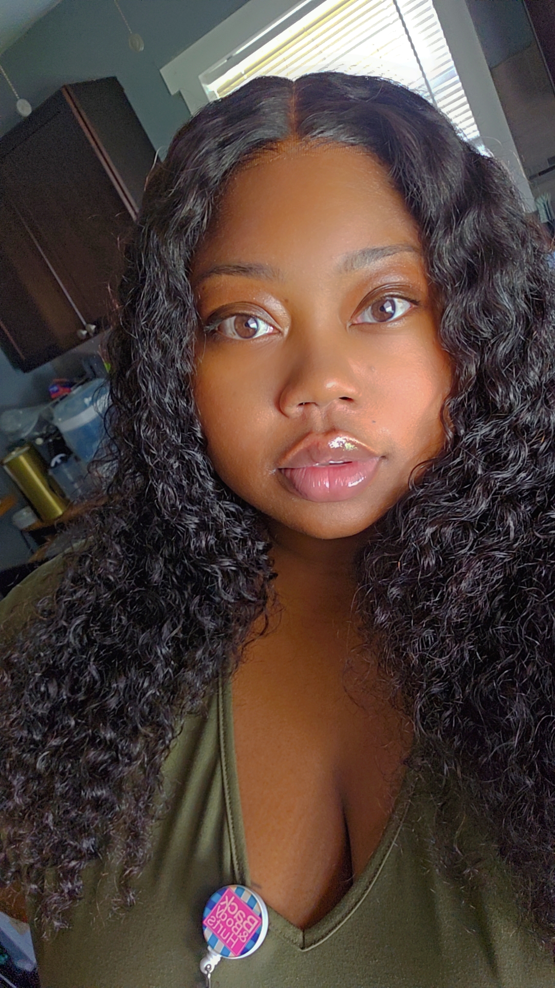 ISEE M-Cap Deep Curly 9x6 Pre-Bleached Tiny Knots HD Lace Wear Go Glueless Wig