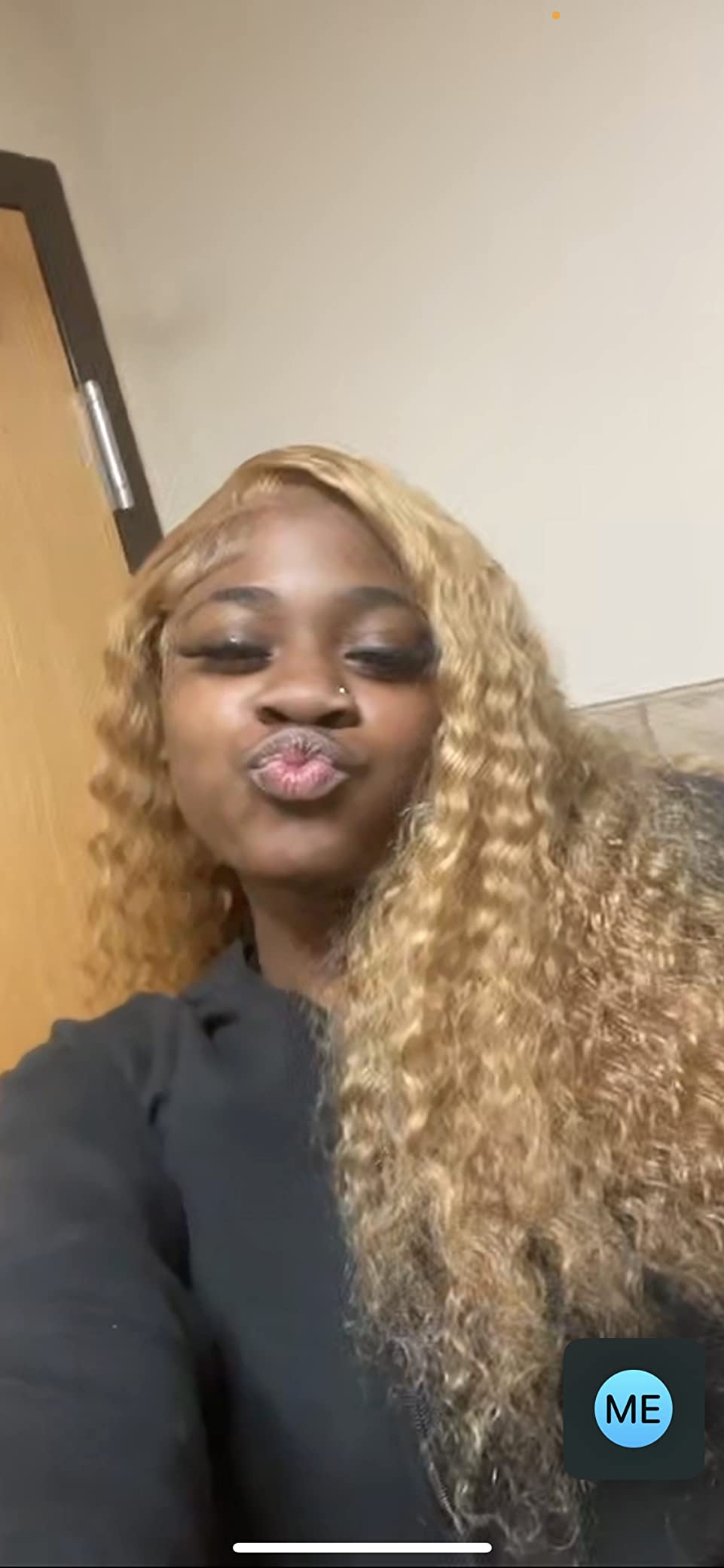 Honey Blonde Water Wave Color Wig Pre Plucked Transparent Lace