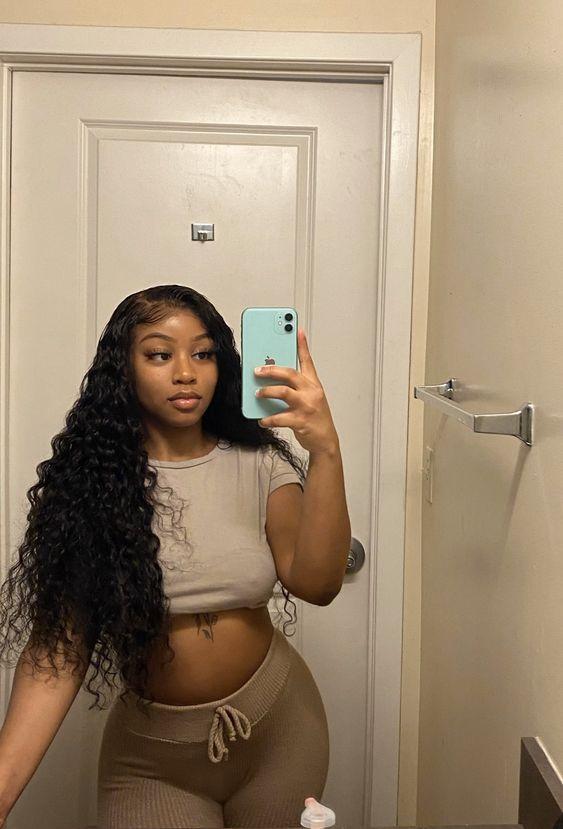 ISEE Invisi Draw-strings Deep Wave 13x6 HD Full Lace Frontal Pre-Cut Pre-Plucked Natural Hairline Wear Go Wig