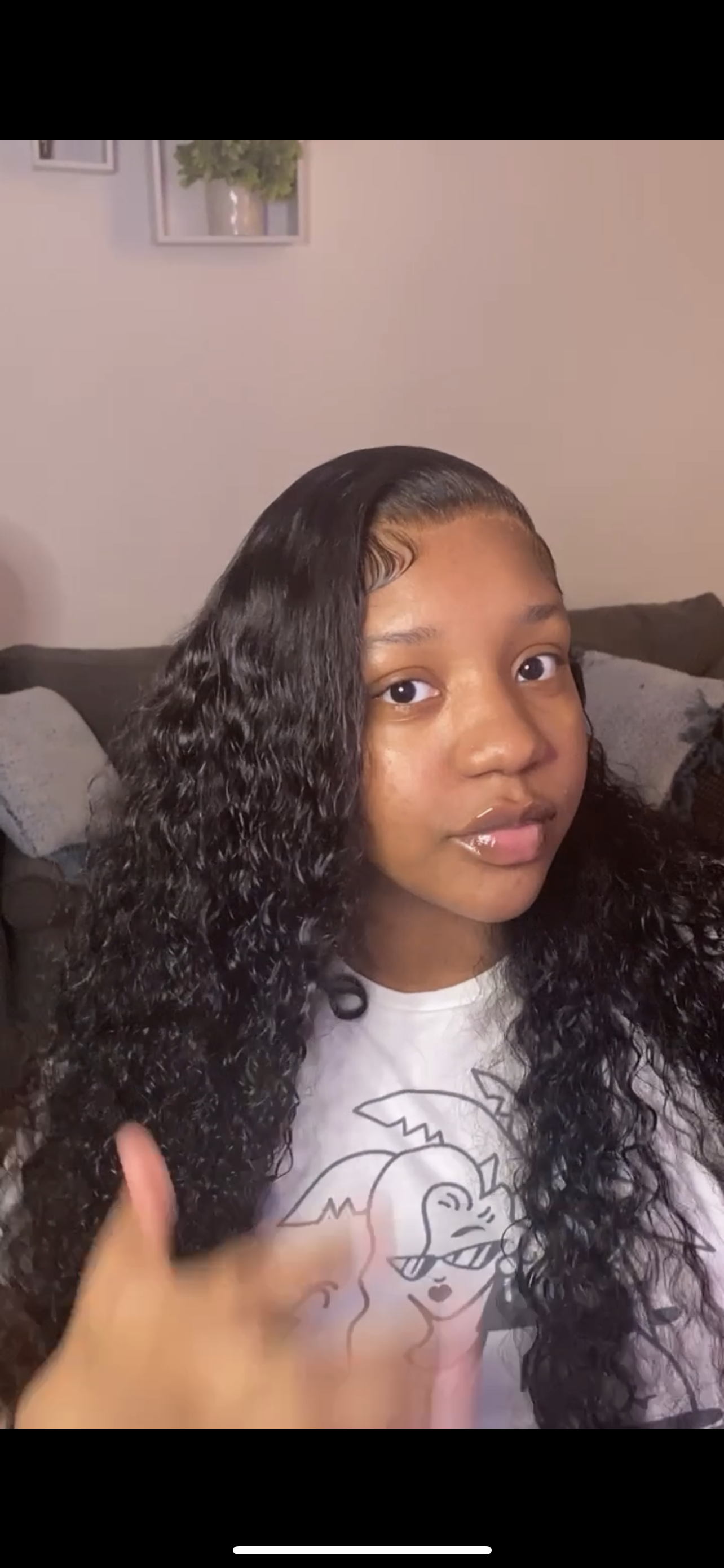 Super Long Curly Brazilian Water Wave Lace Wigs In Stock
