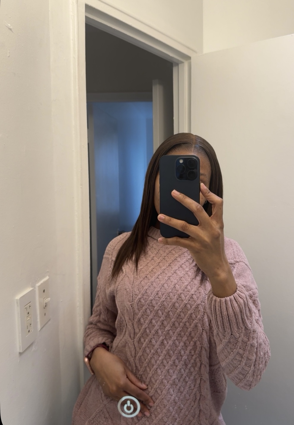 ISEE Brown Color Layered Cut Straight Wear Go Glueless Wig Pre-Cut Lace Closure Wig