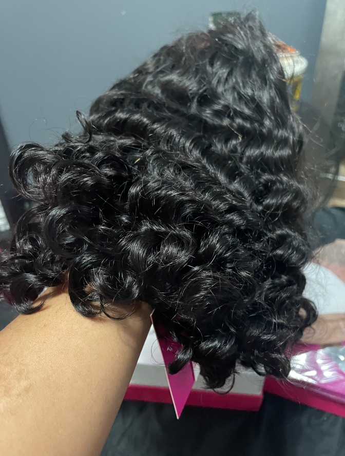 ISEE HAIR Deep Curly Bundles Deal 10A Grade 100% Human Virgin Hair unprocessed