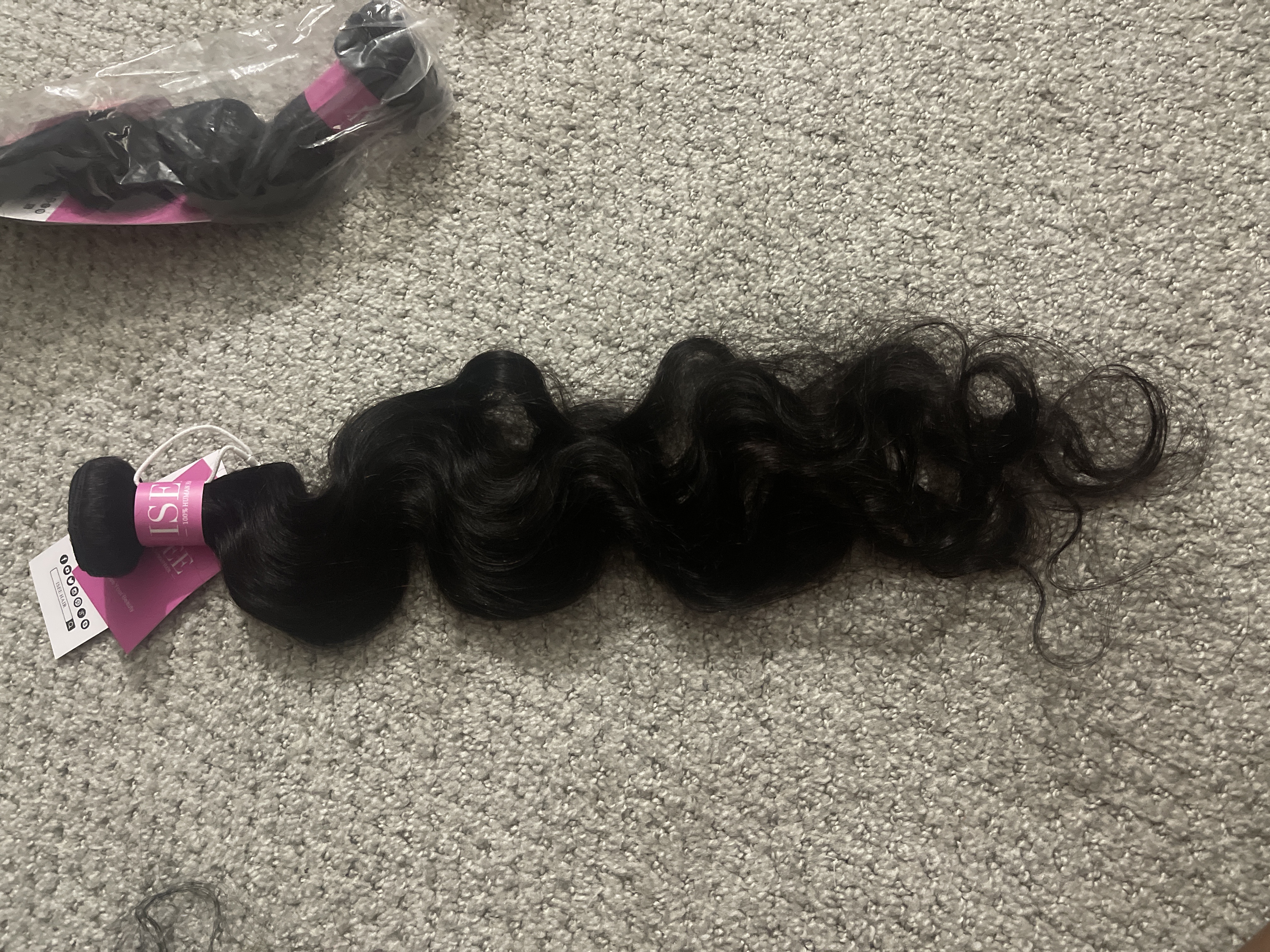 ISEE HAIR 1 Bundles Deal for All Hair Textures, 10A Grade 100% Human Virgin Hair unprocessed Human Hair 1 Bundle Deal