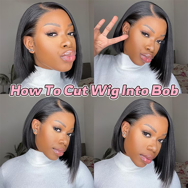how to cut a wig into bob