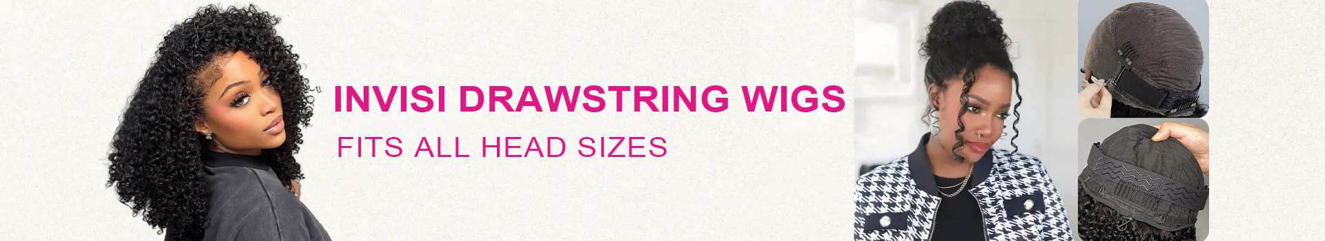 drawstring wigs