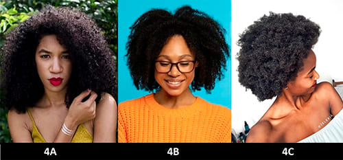 Type 4b vs 4c Hair