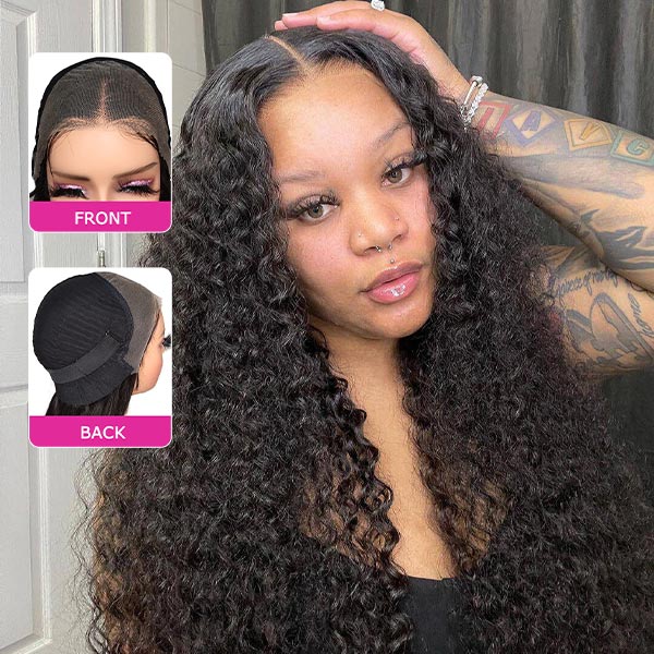 13x4 water wave wear go wig